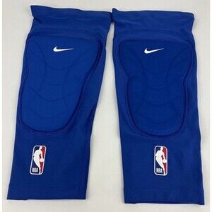 NEW Nike NBA Blue Team Hyperstrong Padded Knee Sleeves Mens L/XL Basketball